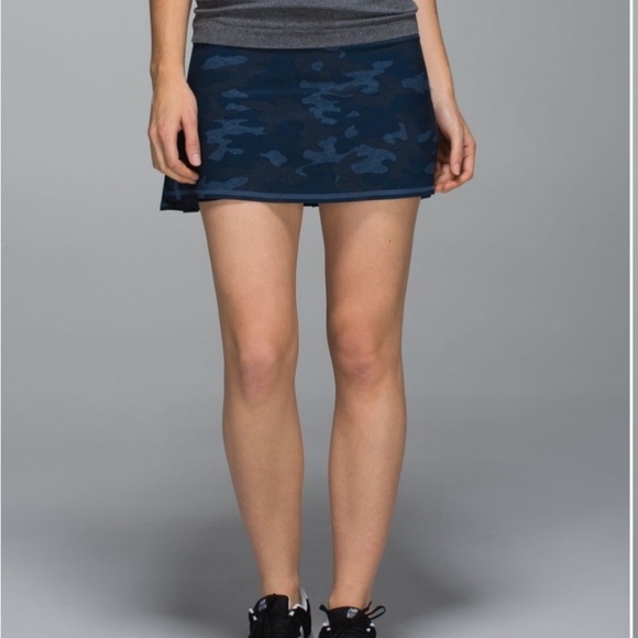 Lululemon Blue Camo Skort - Picture 3 of 6